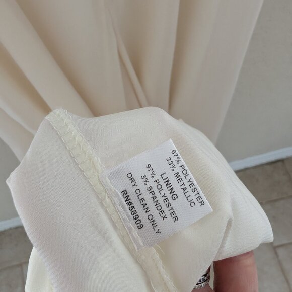 GB Gianni Bini Glam 1920's Great Gatsby Flapper Sequin Maxi Dress Size S - Picture 7 of 9